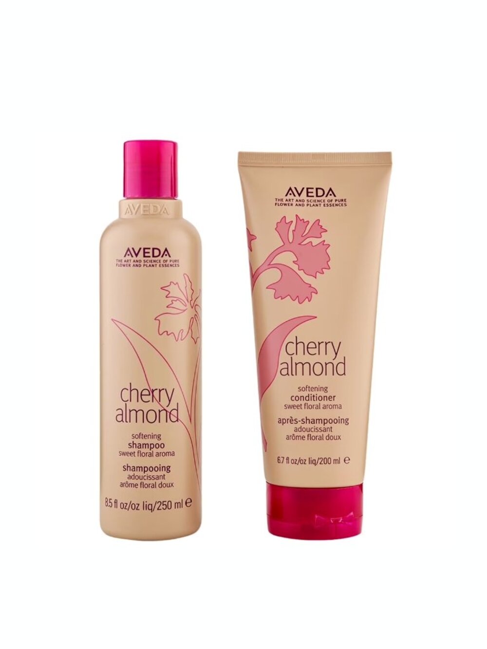 AVEDA Aveda Cherry Almond Shampoo and Cherry Almond Conditioner Duo Set NEW